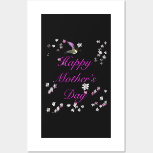 The best Mother’s Day gifts 2022, Happy Mother’s Day With  Humming bird and flowers Posters and Art